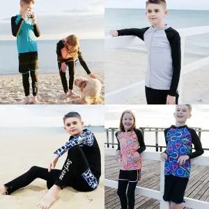 아동 수영복 청소년 래쉬가드 세트 여아 남아 주니어 상하세트 레깅스 반바지 이너