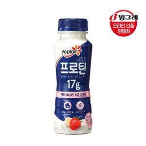 빙그레 요플레 프로틴 드링크 딸기바나나 210ml 12입