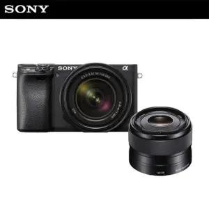 [SONY] 소니 카메라 A6400M (SEL18135) + SEL35F18 단렌즈 패키지 / 미러리스 알파