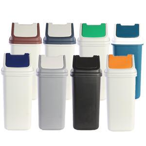 사각자동휴지통 30L 종량제봉투 대형 쓰레기통 분리수거 학교 학원 관공서 청소