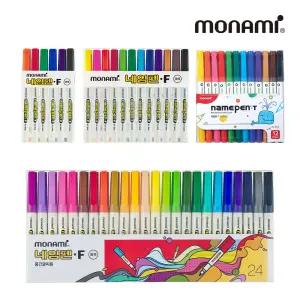 모나미 네임펜 F 6색 12색 24색 T 12색 세트