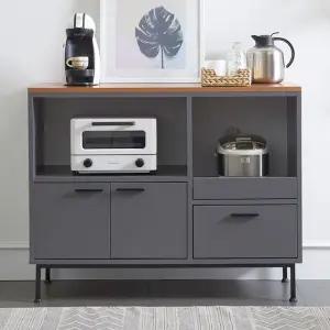 (착불) 루카스 와이드 렌지대 전자렌지 수납장 밥솥다이 1000