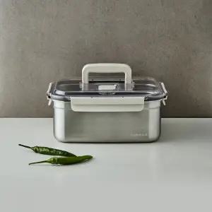 [본사직영] 락앤락 숨쉬는 스텐 김치통 직사각 5.3L (LST831B)