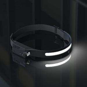 LX200 손동작 센서 헤드랜턴 COB LED 충전식 해드램프
