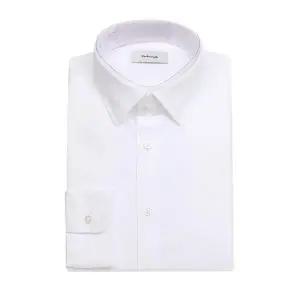 갤러리아 (밴브루 일반핏) 면100% SLIKY 세미와이드 솔리드셔츠 BZRSG1003WH