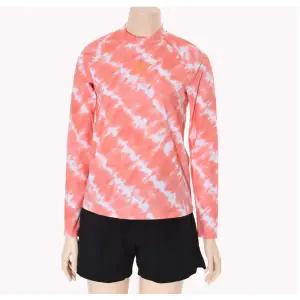 [레노마수영복](김해점)*방수주머니+수영지퍼백증정*여성 타이다이 라운드 래쉬가드상의/ CS2D951