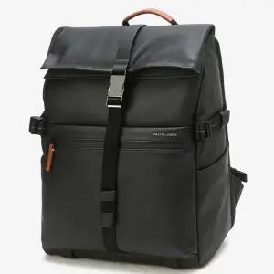 [헤지스](광주신세계)[HAZZYS ACC] [ASTER] 블랙 롤탑 백팩 HJBA4E872BK