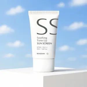 뷰디아니 선크림 50ml 톤업 백탁 눈시림 끈적임 유분기 없는 선로션 SPF50+ PA++++