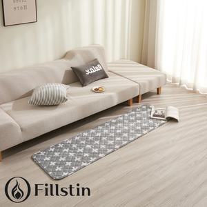 필스틴 탄소매트 캠핑 침대 전기장판 요 매트 무자계 크로스그레이 미니 50x180
