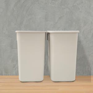 뚜껑없는 휴지통 대형 쓰레기통 재활용 분리수거함 우산꽂이 2개 35L