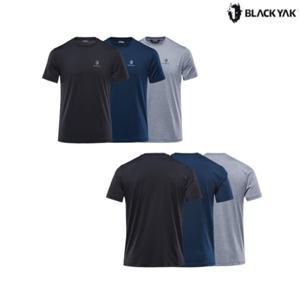 [롯데백화점]블랙야크 B트리플4라운드S 반팔티 기능성 3장세트 남여공용 1BYTSM3936