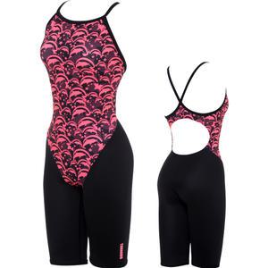 토네이도 여자 실내 수영복 반신 강습용 스윔웨어 스타돌핀 코랄