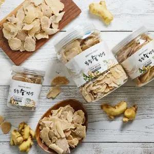 봉동 생강으로 만든 생강편강 생강절편 500g X 2개