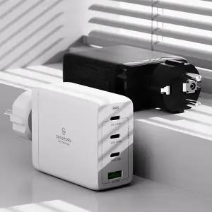 [신지모루][대량할인] 4포트 초고속 충전기 100W PD 멀티 노트북 휴대폰 C타입 삼성 갤럭시 아이폰어댑터