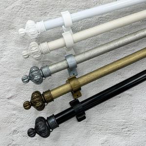 스토움 궁전 커튼봉 세트 25MM 모던한 거실 커텐봉 브라켓 포함