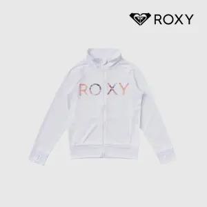 [공식]  키즈 여아 집업 래쉬가드 미니 머메이드 로고 WHT