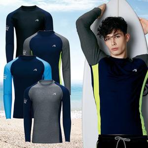 [푸조] 남자 남성 래쉬가드 비치웨어 수영복 긴팔 티셔츠 상의