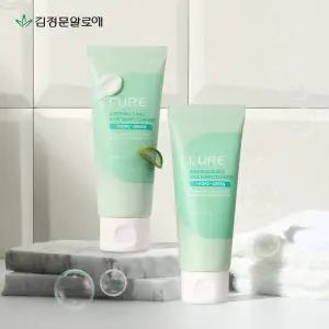 [T11%] 김정문알로에 큐어 리알로에 젤리 폼클렌저 100ml 2개