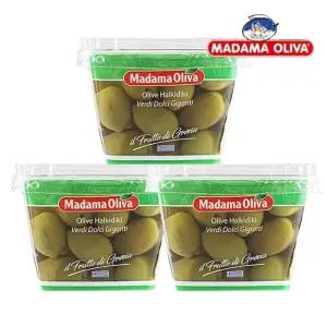 [보라티알](냉장) 마다마 그린 자이언트 할키디키 올리브 480g x 3개