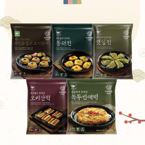 사옹원 명절 전세트 5종 1호 모듬전 부침개 제사 차례상 냉동