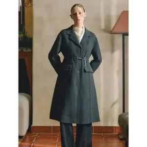[올리브데올리브](센텀시티점)벨티드 싱글 롱 테일러드 핸드메이드 코트 OW4WHA59