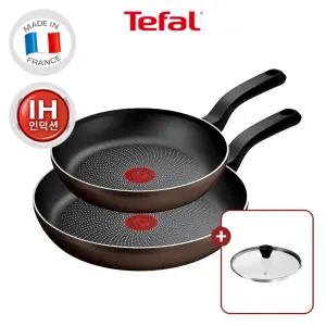 [테팔] 라이트쿡 인덕션 프라이팬 2종(팬24+팬28) (+레온 유리뚜껑24)