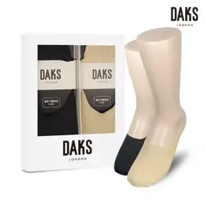 닥스양말 숙녀2족 선물세트 높은망사무지 검베 덧신 23422