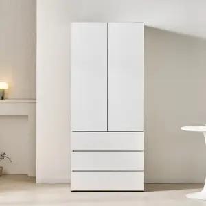 [특가] 트리플 누에보 LPM 키큰장_터치 800 3단서랍 옷장