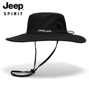 JEEP 지프 챙넓은 벙거지 모자 여름 남자 캠핑 등산 모자