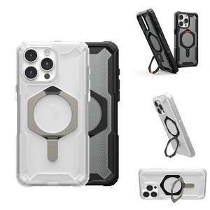 호환 플라즈마 킥스탠드 마그네틱 케이스, 삼성 호환용 갤럭시 S24, S25 울트라, S23 플러스용, UAG 견고한