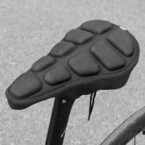 자전거 안장 쿠션 커버 실내 MTB 전기 산악 로드 자전거 안장통 의자 방석 패드 덮개 시트 전립선 무통증