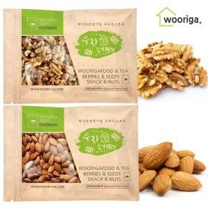 [우리가스토리]호두 1kg + 구운아몬드 1kg 견과류 견과