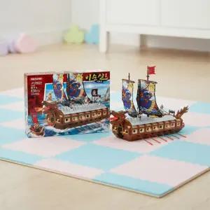 옥스포드 블록 영웅 이순신 거북선 만들기 모형 조립 블럭 장난감 836p JK34620