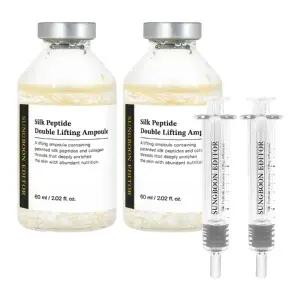 성분에디터 실크 펩타이드 녹는실 더블 리프팅 앰플 60mlX2개 + 어플리케이터X2개