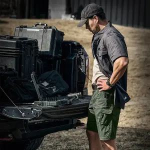 [CQR][한정특가]CQR 커세어 쿨링 냉장고 밴딩 스판 멀티카고 남자 반바지 CQ-TSP640