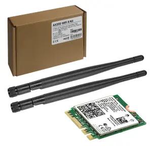 에즈윈 인텔 AX200 Wi-Fi 6 Kit 무선랜카드 ASRock DeskMini/Jupiter 전제품 장착 가능 블루투스 5.2 지원