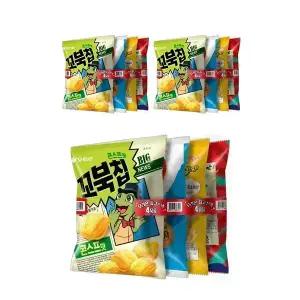 오리온 꼬북칩/포카칩/오감자/썬 각 3봉 총 12봉