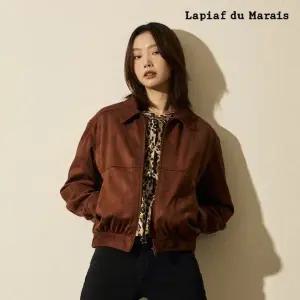 [라삐아프]FAUX 스웨이드 집업 보머자켓 1종