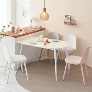 수플레 1200 반타원형 화이트 식탁 테이블 CKN004C (착불)