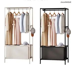 싱글 행거 자취 옷방 원룸 조립식 선반 드레스장 헹거 수납장