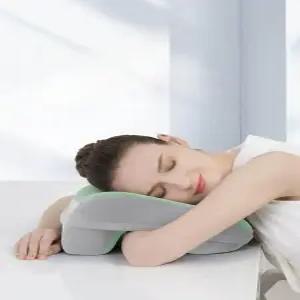 사무실 낮잠 베개 책상쿠션 자는 책상 엎드려 수면 목베개 휴대용 등받이 의자 학교 배게