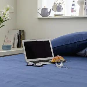 슈퍼싱글 홑 (네이비) 해피니 (SS) 침대커버 매트커버 레이 매트리스커버