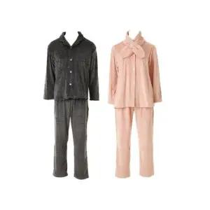 [갤러리아] [커플]따뜻한 극세사 솔리드 파자마(VPA4585WM_2C)