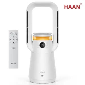 한경희 BLDC 날개없는 그래핀 온풍기 가습기 헤파13공기청정기 무드등 선풍기 리모컨조작 HAAN-P17000