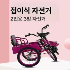 베라즈제이 접이식 2인용 세발 자전거