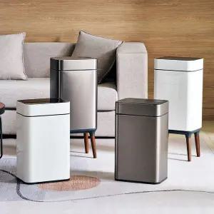 [엘페코]악취 오존차단 와이드 자동센서 스마트 휴지통 20L