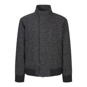 [하프클럽/신원아울렛]텍스쳐 집업 블루종 PHMAX6016 H