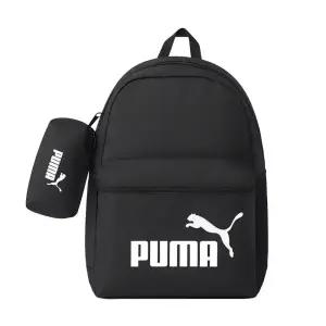 푸마 페이즈 필통 백팩 스포츠 학교 학생 출근 여행 가방 블랙 091191-01