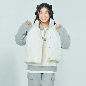 [소이] 여자 겨울이월 다이아퀼팅웰론조끼(24W0155)