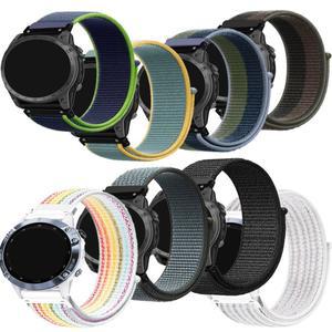 가민 엔듀로 3 2 디센트 G1 G2 47mm MK3i Mk2 MK1 51mm 시계줄 교체용 나일론 스트랩 통기성 소프트 손목밴